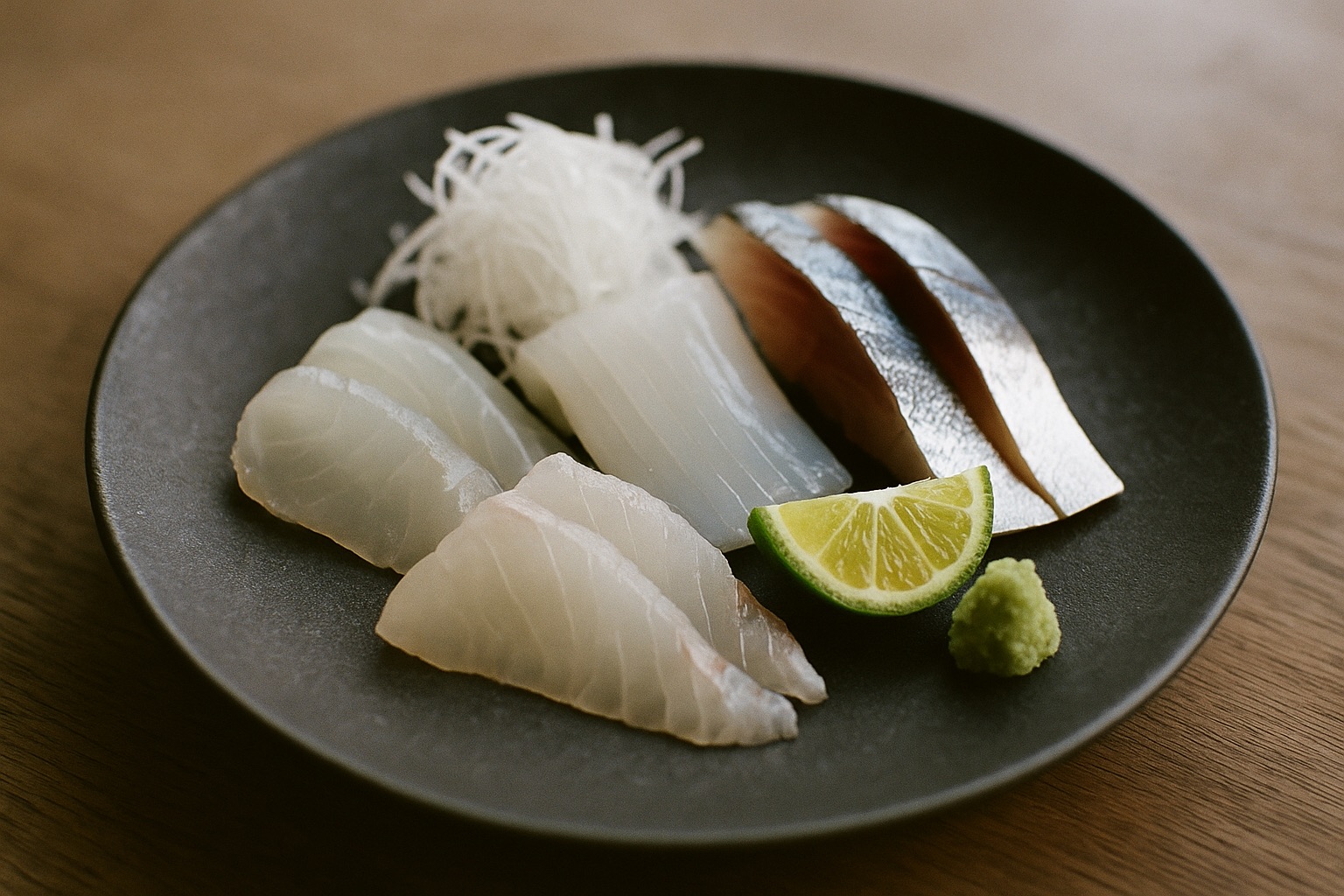 Ultra-fresh sashimi from the Genkai Sea, Fukuoka